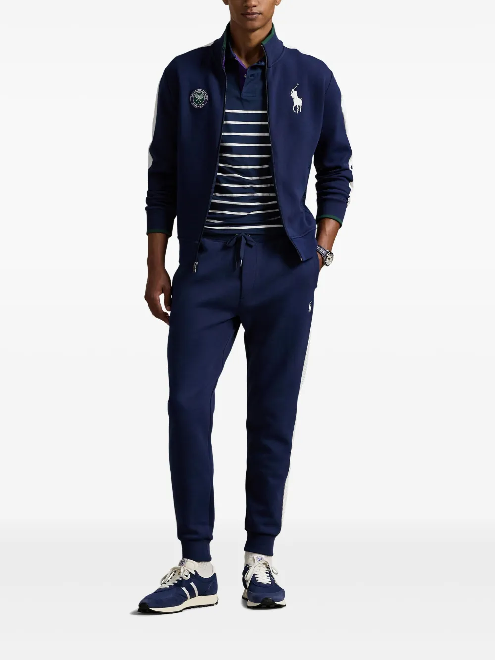 Толстовка X Wimbledon со вставками и молнией по всей длине POLO RALPH LAUREN, синий — фото 2