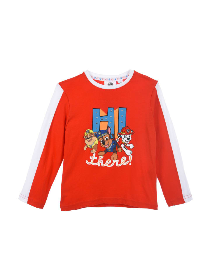 

Рубашка с длинным рукавом Paw Patrol, красный