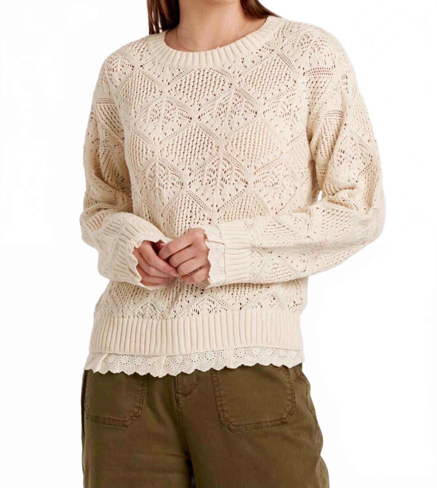 

Свитер Torrance в винтажном кремовом цвете Another Love