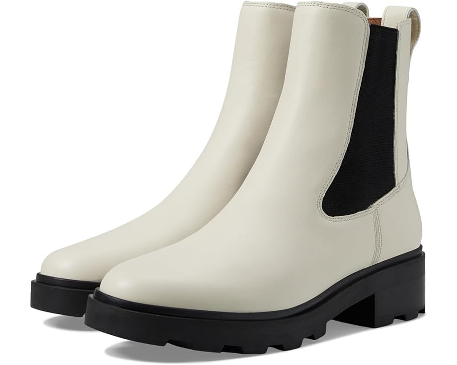 

Ботинки Madewell The Wyckoff Chelsea Lugsole in Leather, цвет Pale Parchment