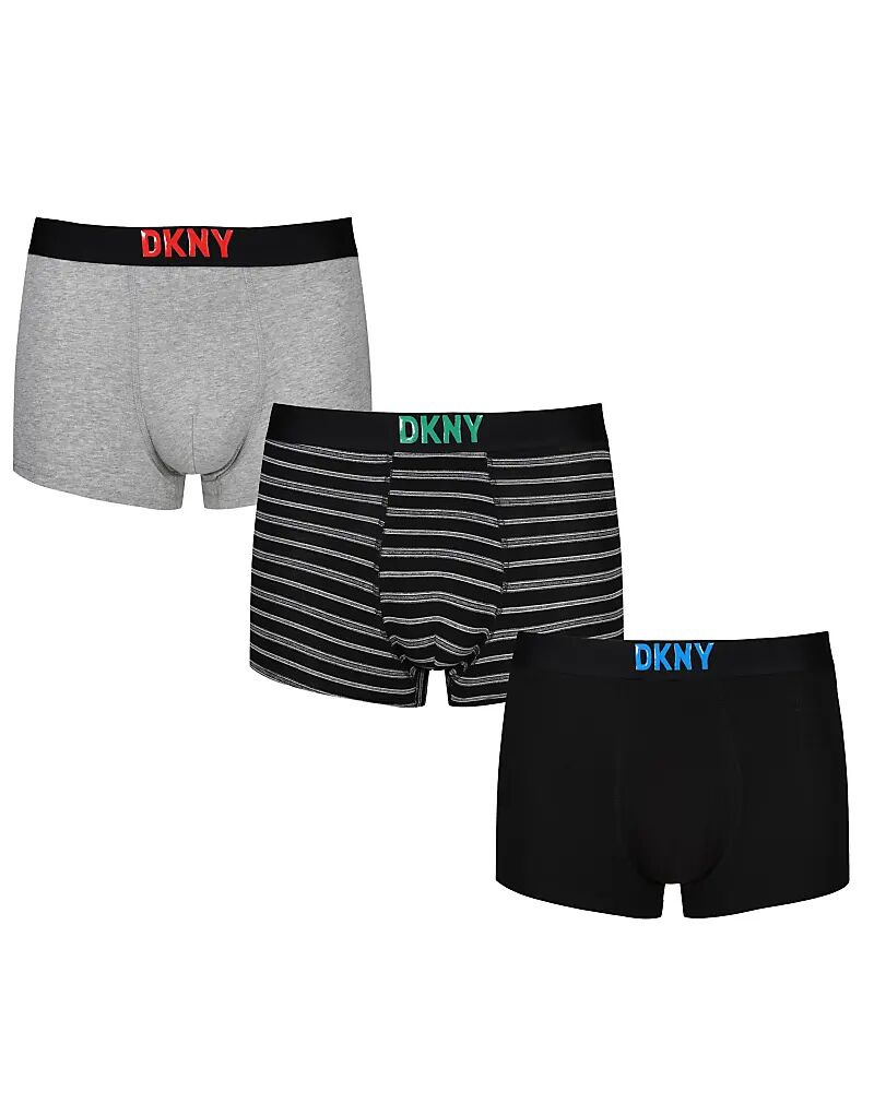 

3 упаковки трусов-транков Moline черного цвета DKNY