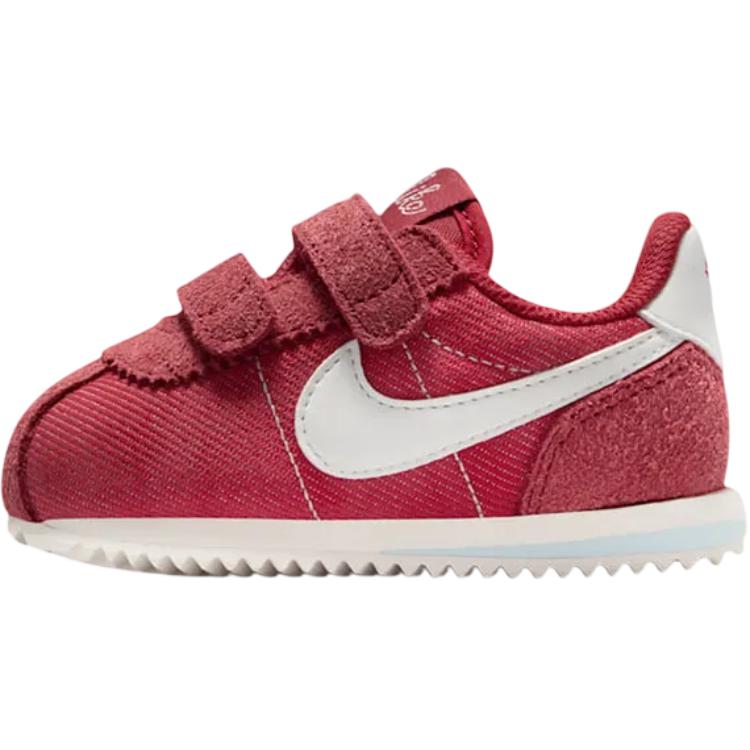 

Nike Детские низкие кроссовки Cortez SE, красно-белые, для младенцев и малышей