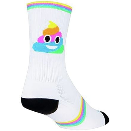

Велосипедный носок Swirl 6 дюймов SockGuy, цвет One Color