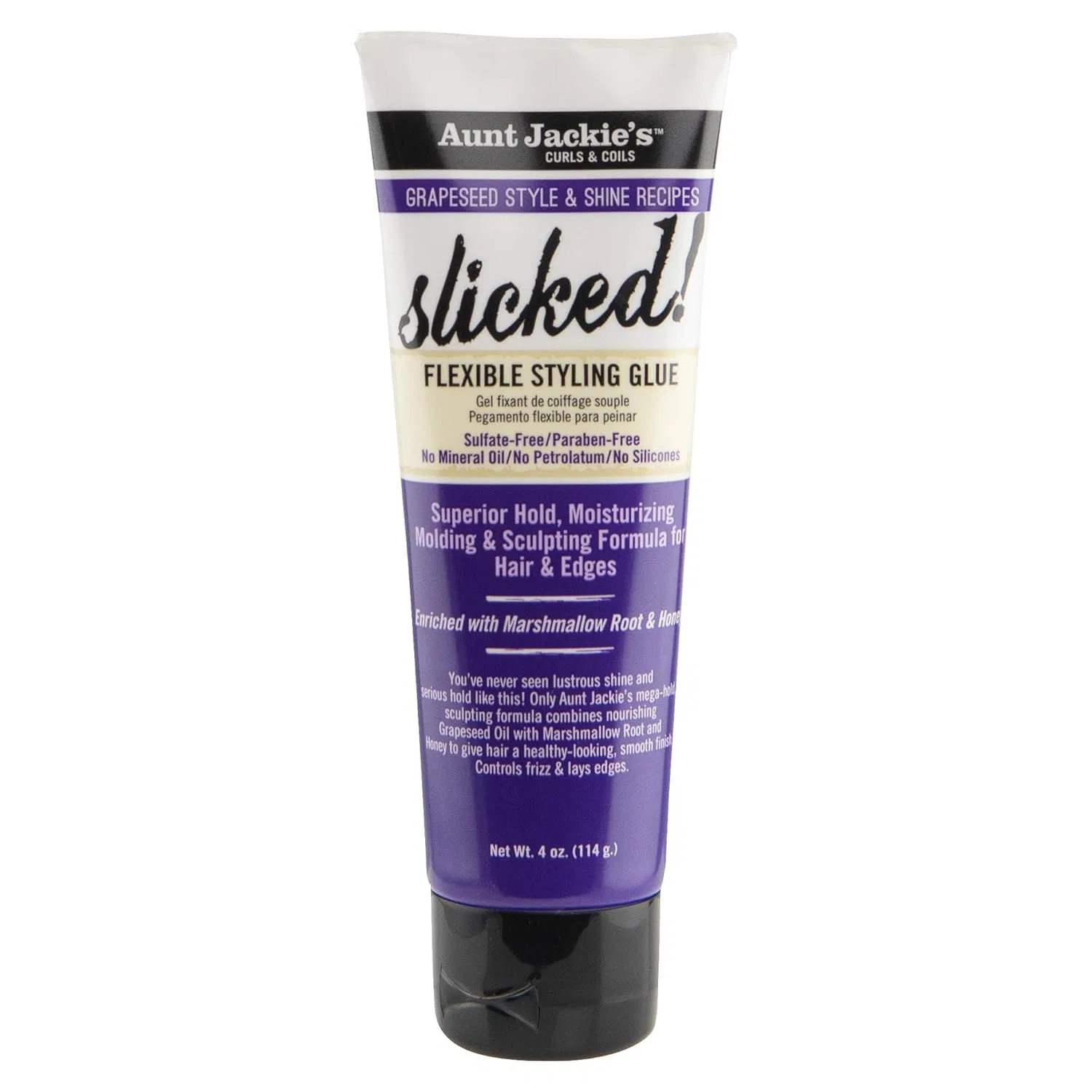 Гель для укладки Aunt Jackie's Curly Hair & Coils Grape Seed Slicked Flexible Styling Gel Aunt Jackie'S