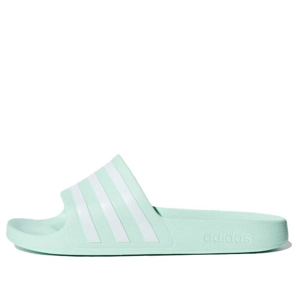 Тапочки adilette slide 'ice mint' Adidas, зеленый