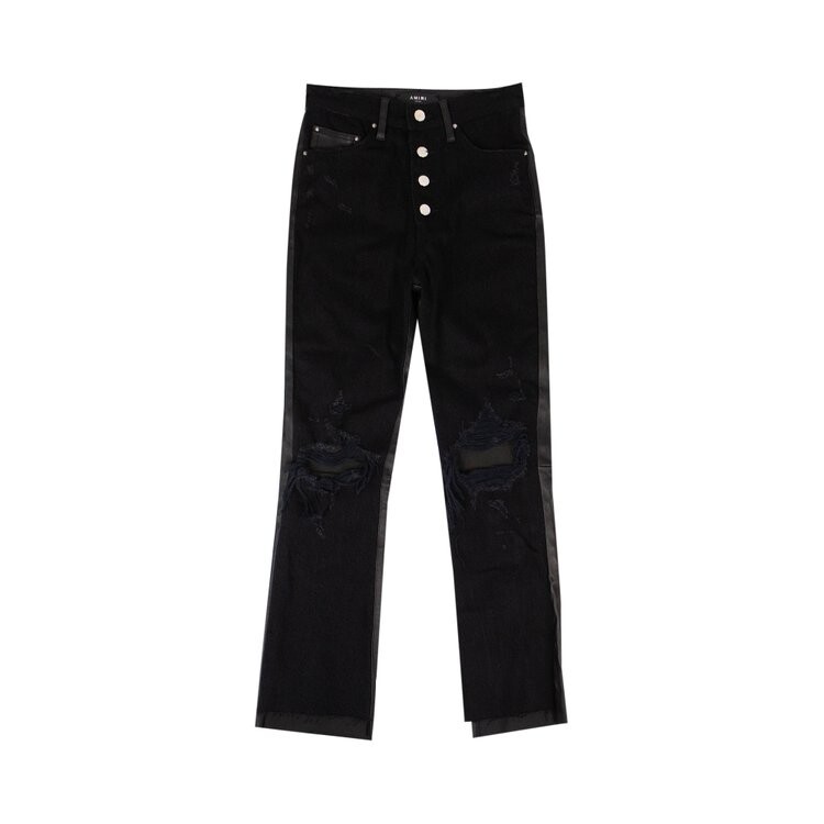 

Джинсы Amiri Cropped Flare 'Black', черный