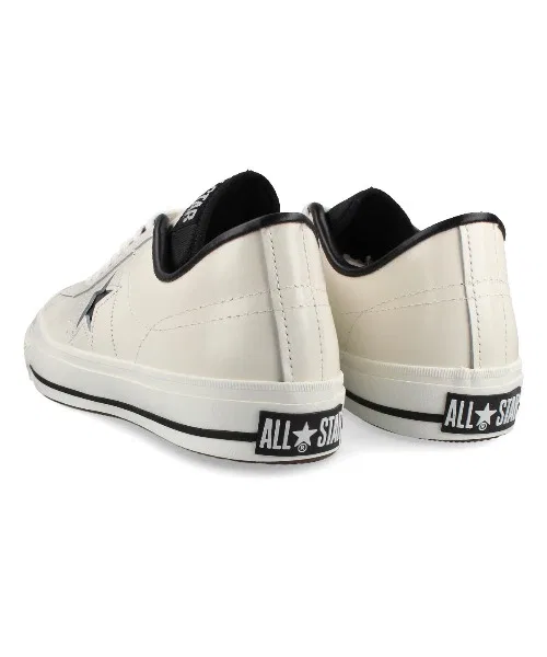 Унисекс кроссовки CONVERSE ONE STAR J из кожи белые — фото 3