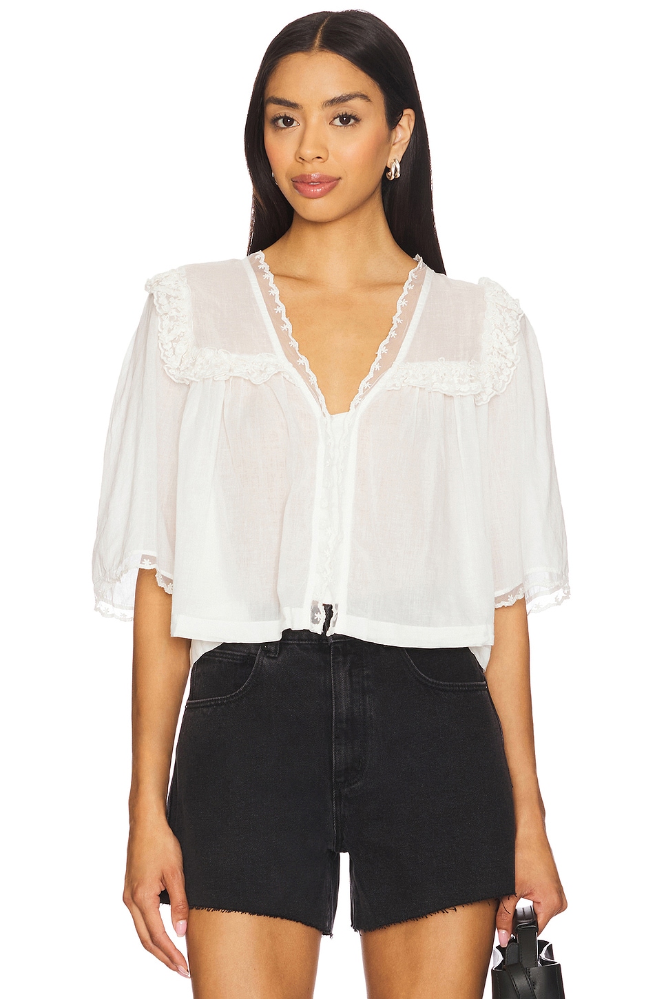 

Топ Luna от Free People, optic white