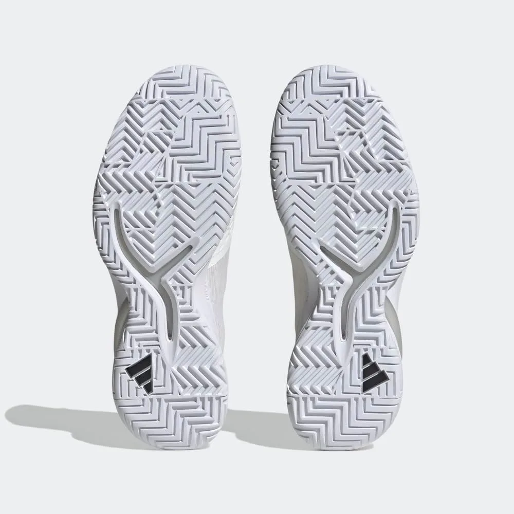 Мужские теннисные кроссовки Adidas Adizero Cybersonic, белый/черный/серебристый — фото 4