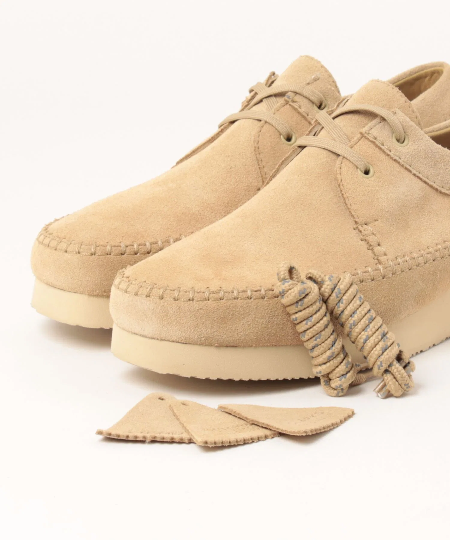Мужские кроссовки Clarks Weaver GT бежевые — фото 4