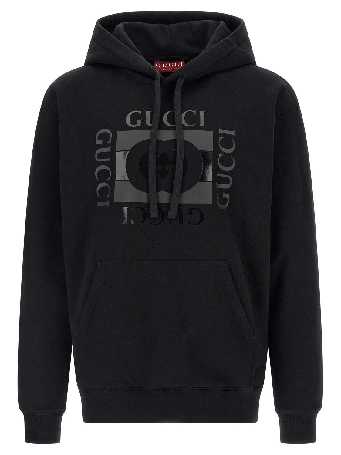 Толстовка GUCCI Incrocio GG, черная