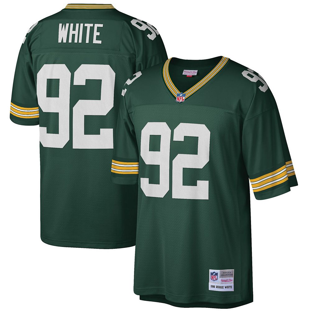 

Мужская футболка Mitchell & Ness Reggie White Green Green Bay Packers Big & Tall 1996, реплика вышедшего на пенсию игрока, цвет Pkr Green