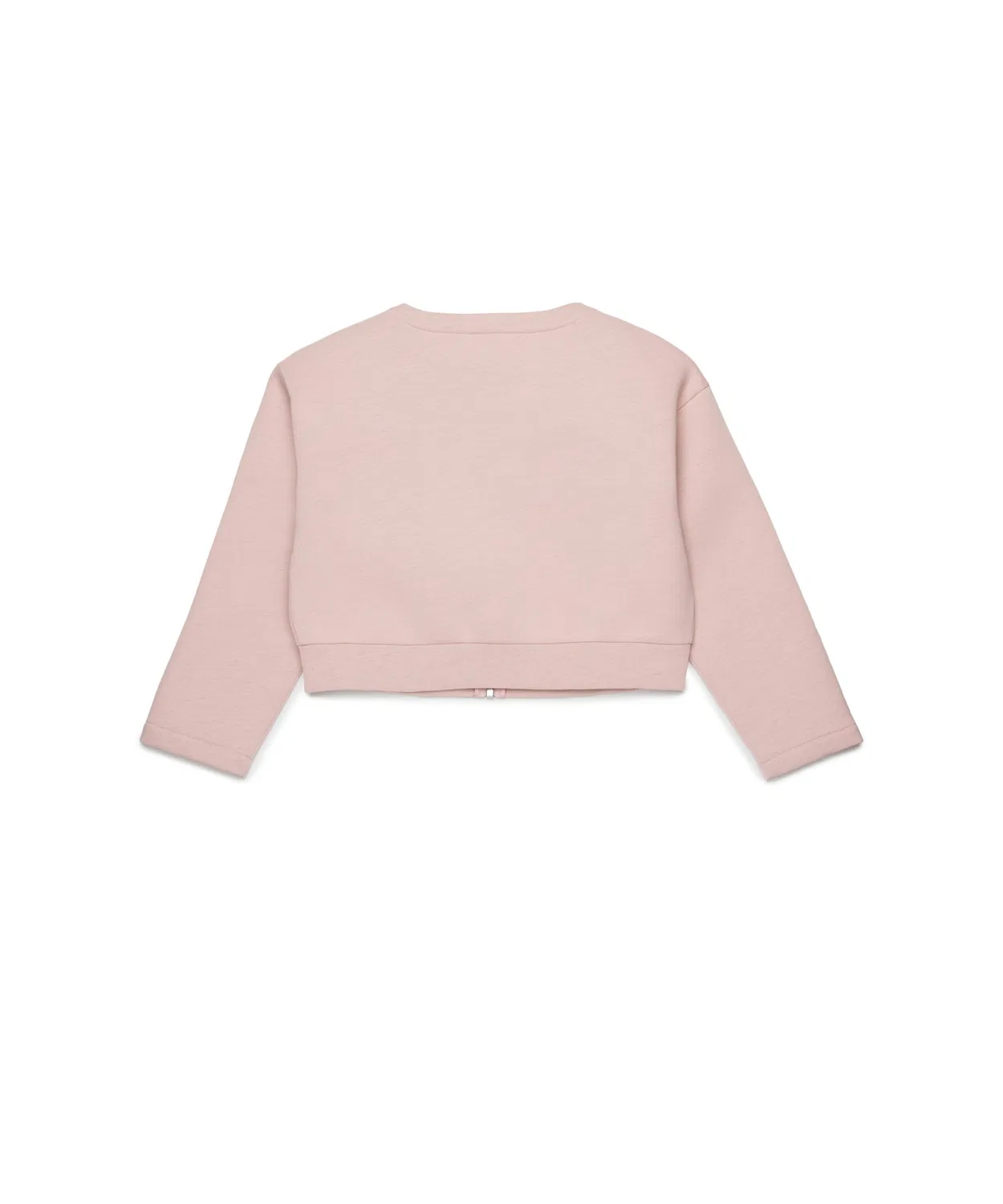 Детская куртка без воротника MARNI KID из неопрена, розовая — фото 2