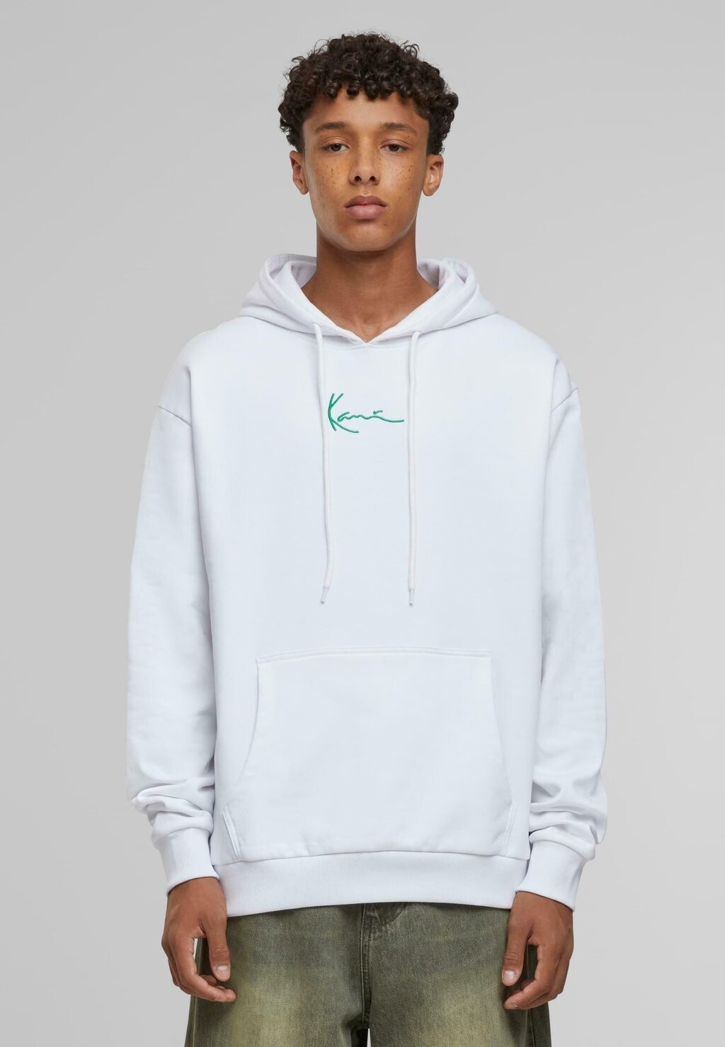 

Толстовка с капюшоном SMALL SIGNATURE LOGO Karl Kani, белый