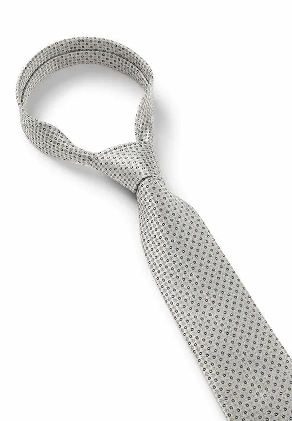 Галстук Boss, модель H tie cm 7.5 262, светло-серый — фото 4