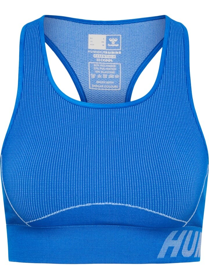 

Спортивная футболка Hummel S/L Hmlte Multisport Damen, цвет placid blue/lapis blue melange