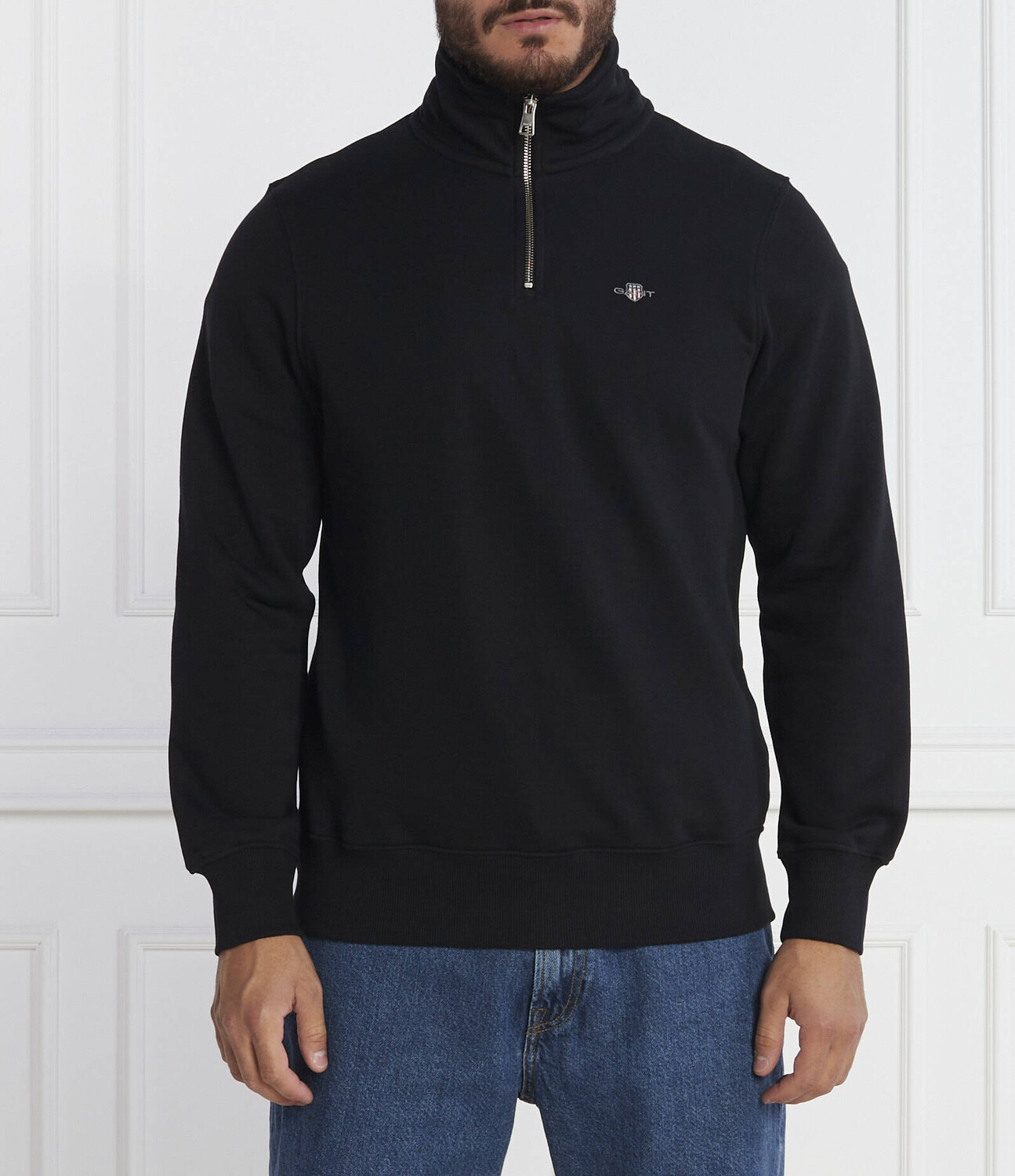 

Свитер Gant Regular Fit, черный