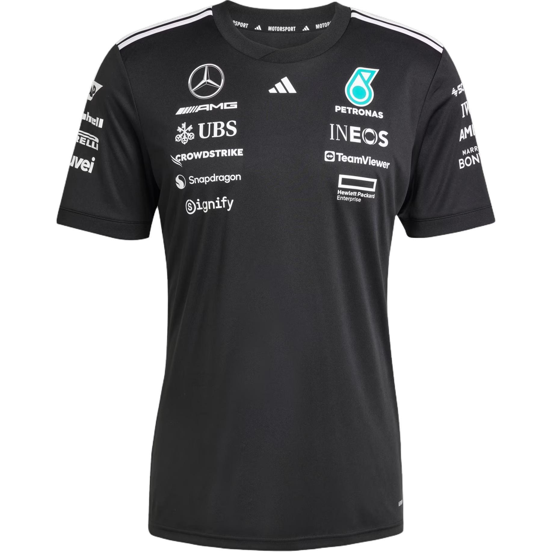 

AdiClub Mercedes Adidas, черно-белый, Черный, AdiClub Mercedes Adidas, черно-белый