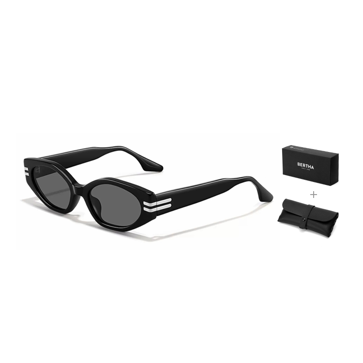 

TR/Memory Пластиковые Линзы Cat Eye Черные Унисекс BERTHA