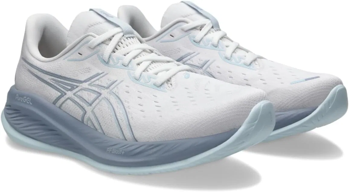 Мужские беговые кроссовки ASICS Gel-Cumulus 26, White, Grey, Cool Grey — фото 4