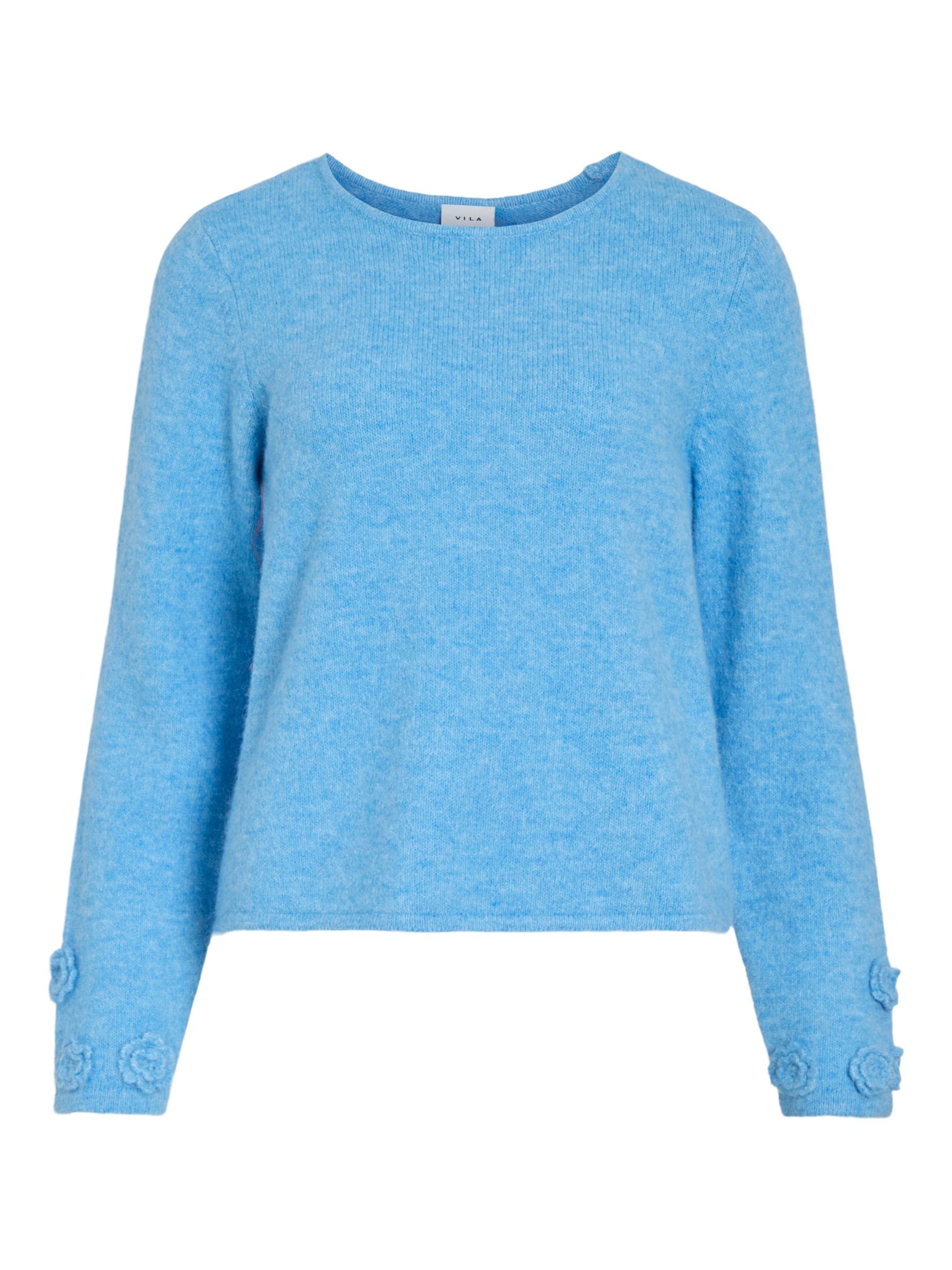 

VILA Свитер 'VIPetra' в неоново-синем цвете