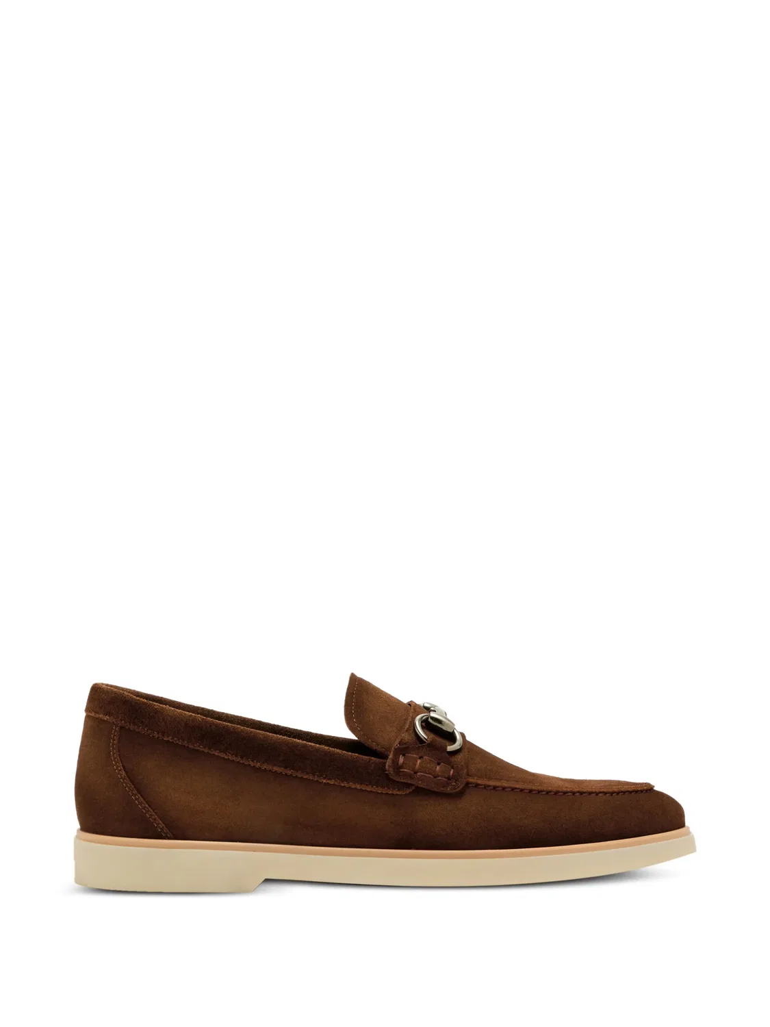 Пенни-лоферы с закругленным носком Magnanni, коричневый