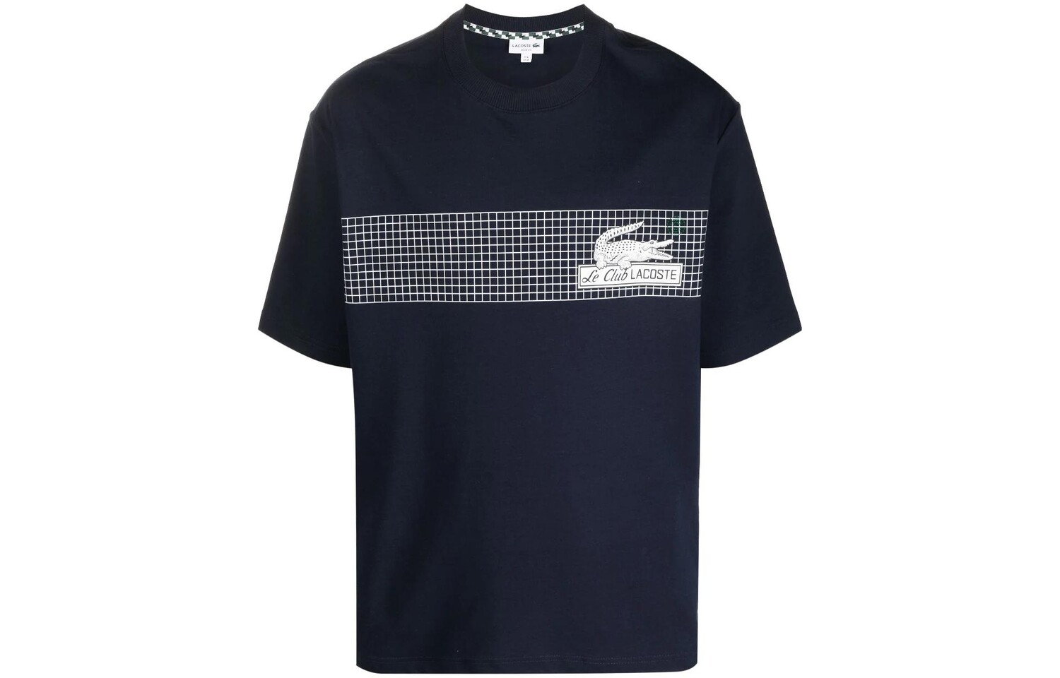 

Футболка мужская темно-синяя Lacoste, темно-синий