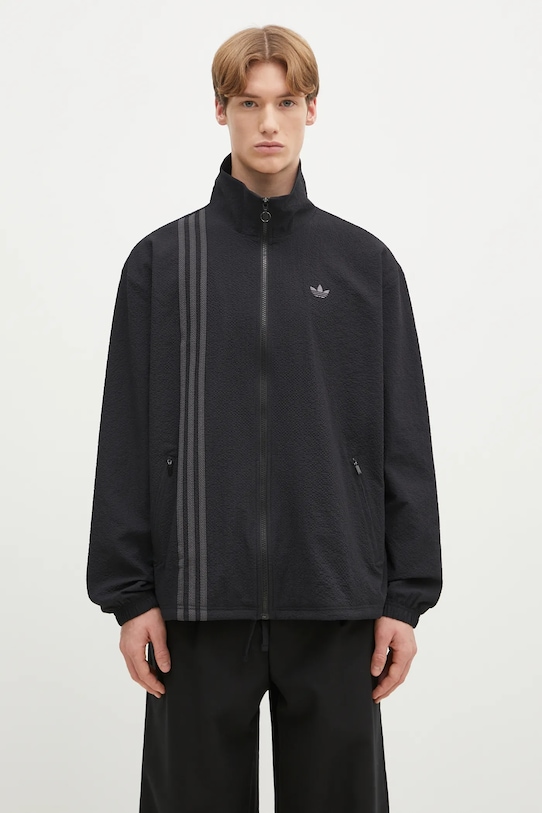 

Толстовка Fashion Seersucker Firebird Track Top Adidas Originals, черный