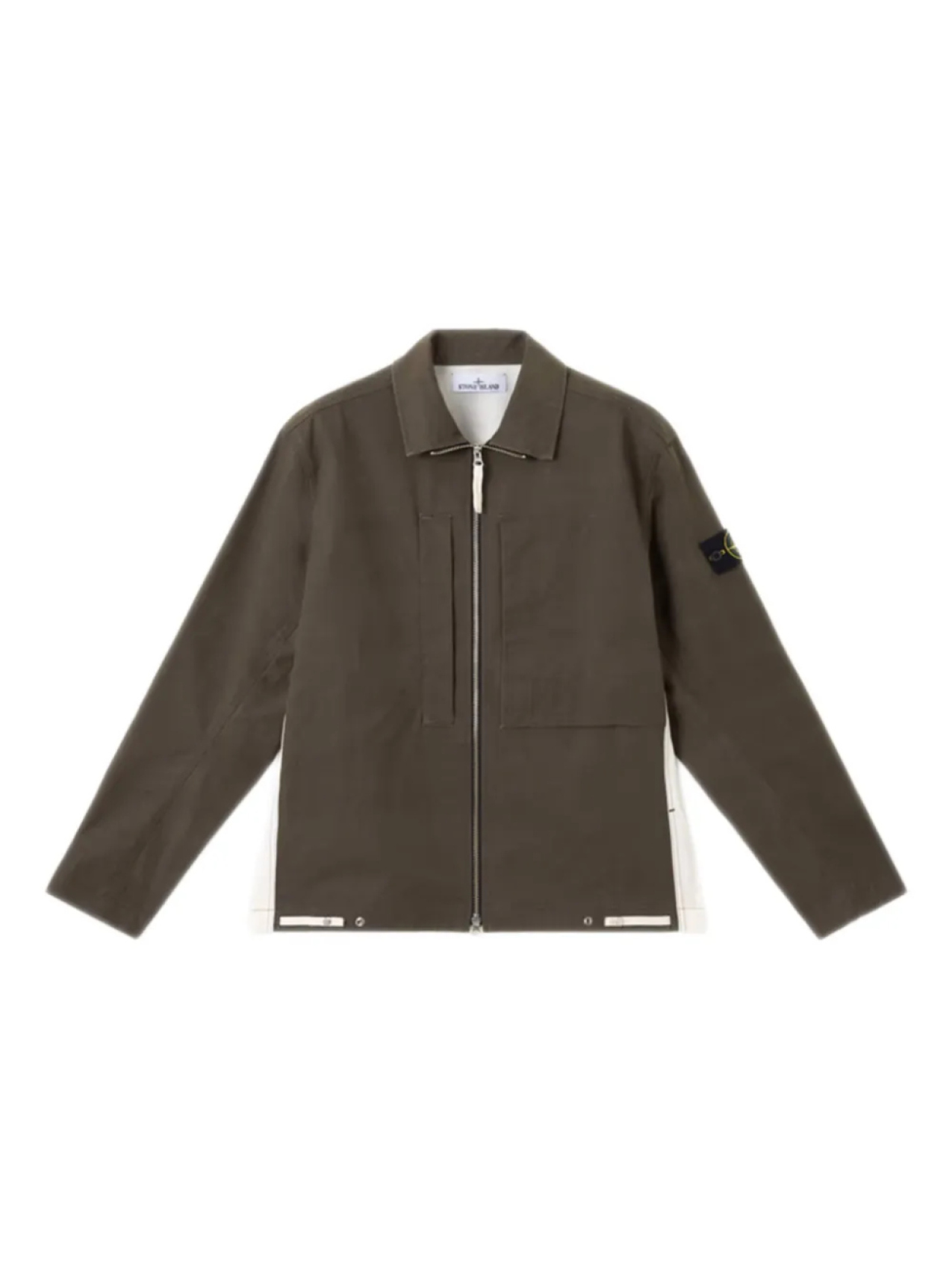

Куртка с застежкой-молнией спереди Stone Island, зеленый