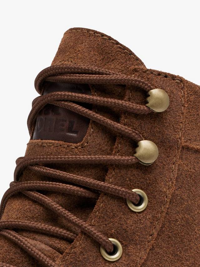 Кожаные замшевые ботинки slabtown на шнуровке SOREL, цвет 242 Tobacco Tan — фото 3