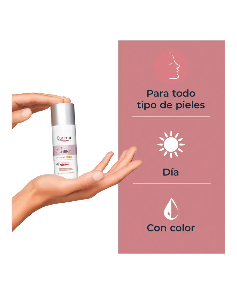 Крем для лица SPF30 EUCERIN Дневной Anti-Pigment с оттенком — фото 4