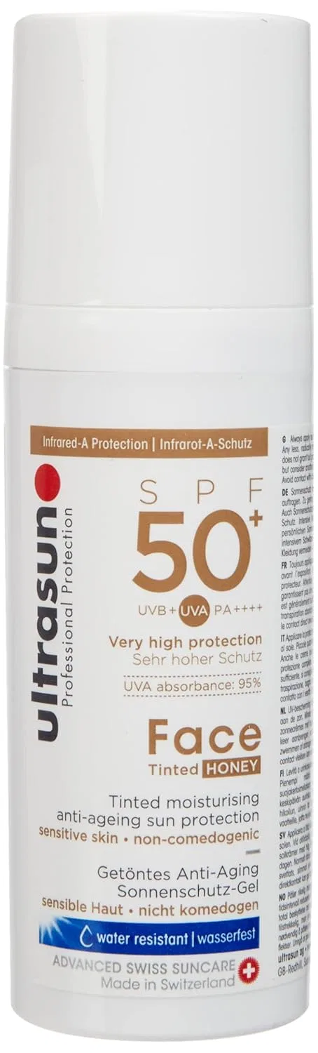 Тонирующий солнцезащитный крем для лица «Face Tinted SPF50+ Honey» от Ultrasun Ultrasun — фото 3