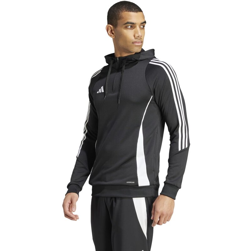 Тренировочная толстовка Tiro 24 Adidas, черный — фото 2