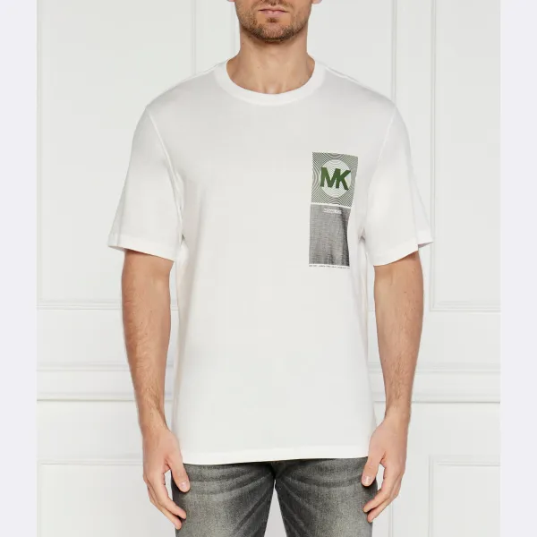

Футболка оверсайз с маяком Michael Kors, белый