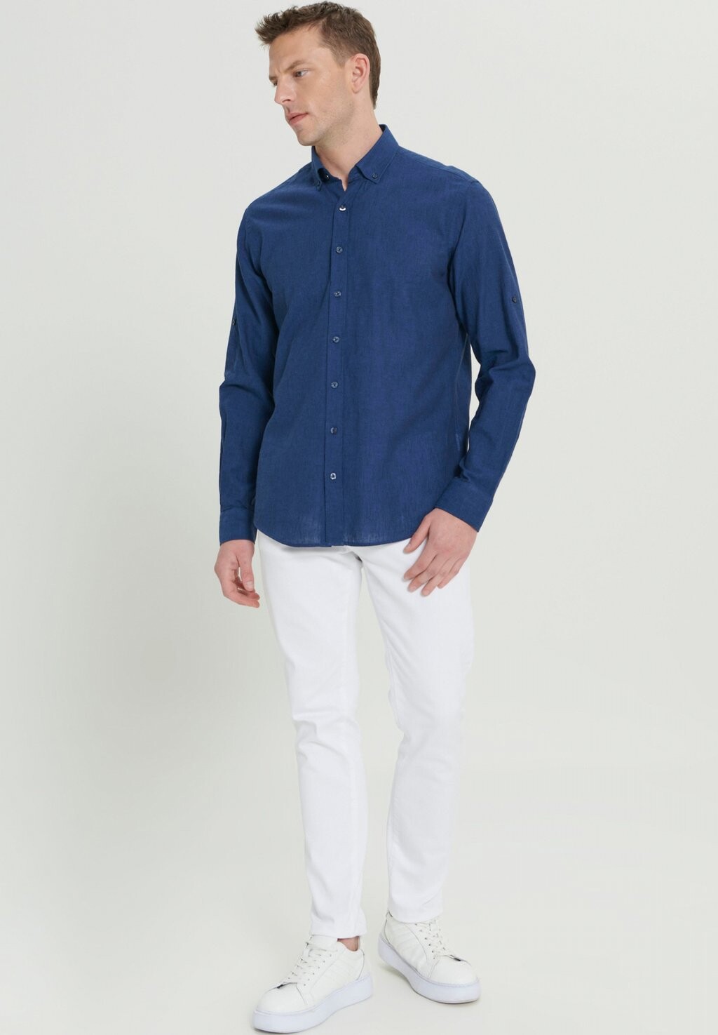 

Рубашка Comfort Fit AC&CO / ALTINYILDIZ CLASSICS, синий