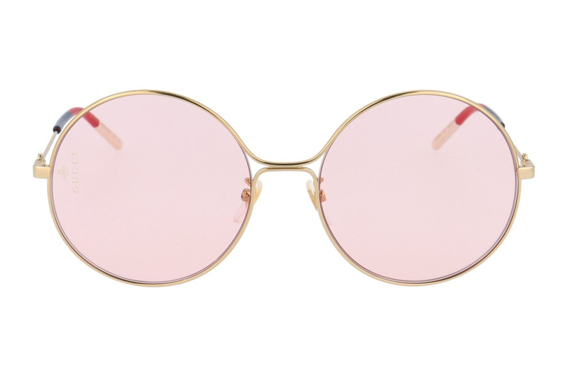 Металлические круглые солнцезащитные очки женские GUCCI — фото 2