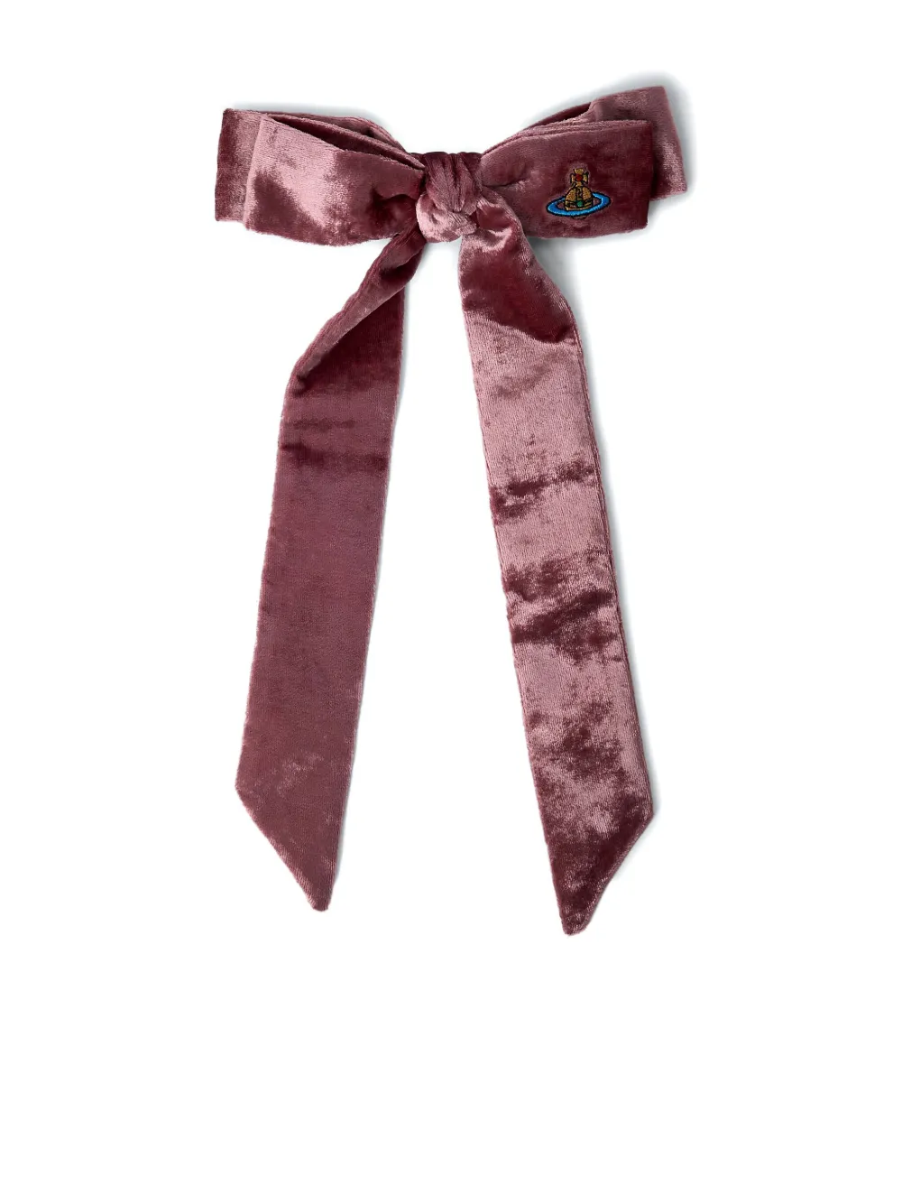 

Заколка для волос в виде банта с логотипом Orb Vivienne Westwood, розовый