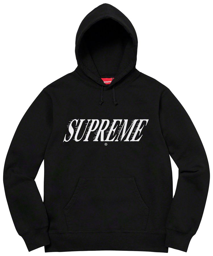 

Толстовка Supreme Crossover Hooded Sweatshirt 'Black', черный