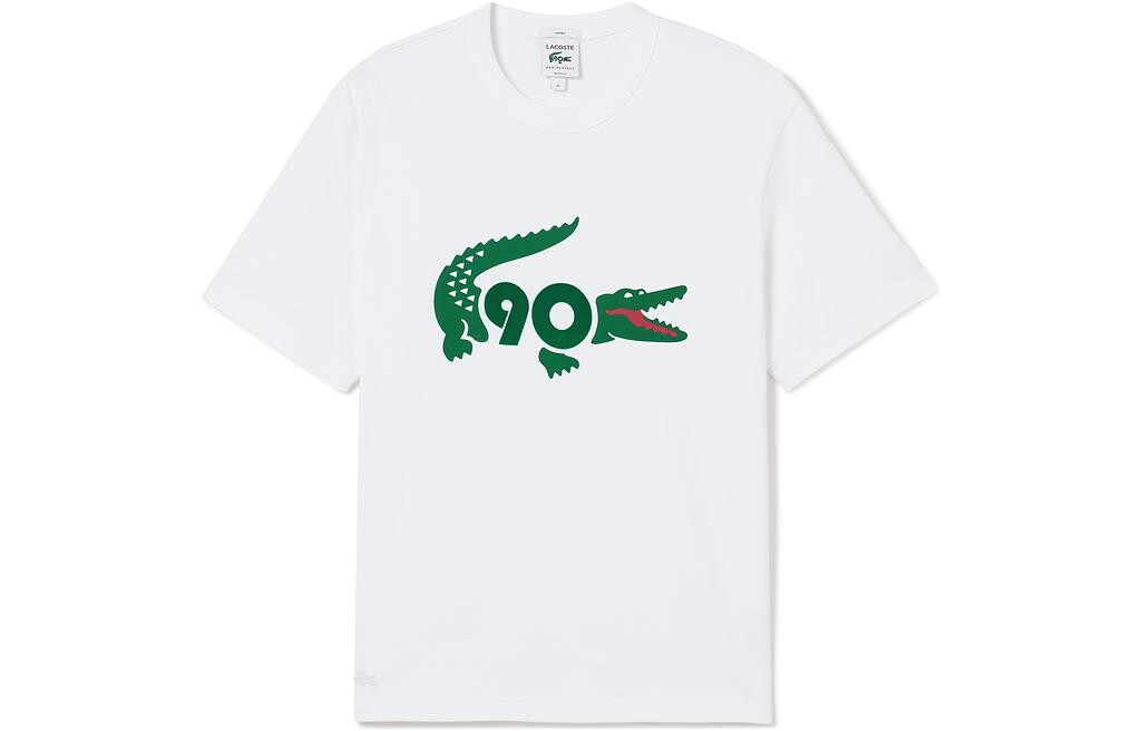 

Футболка унисекс белая Lacoste, белый