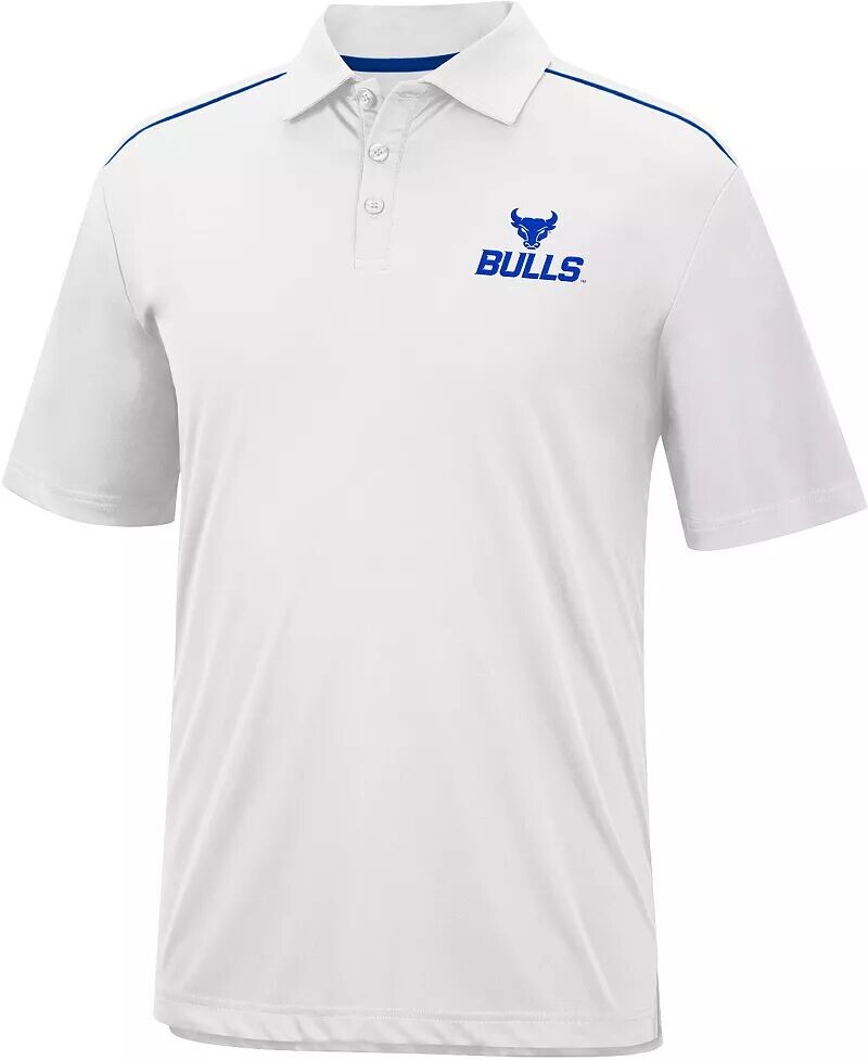 

Colosseum Мужская белая футболка-поло Buffalo Bulls