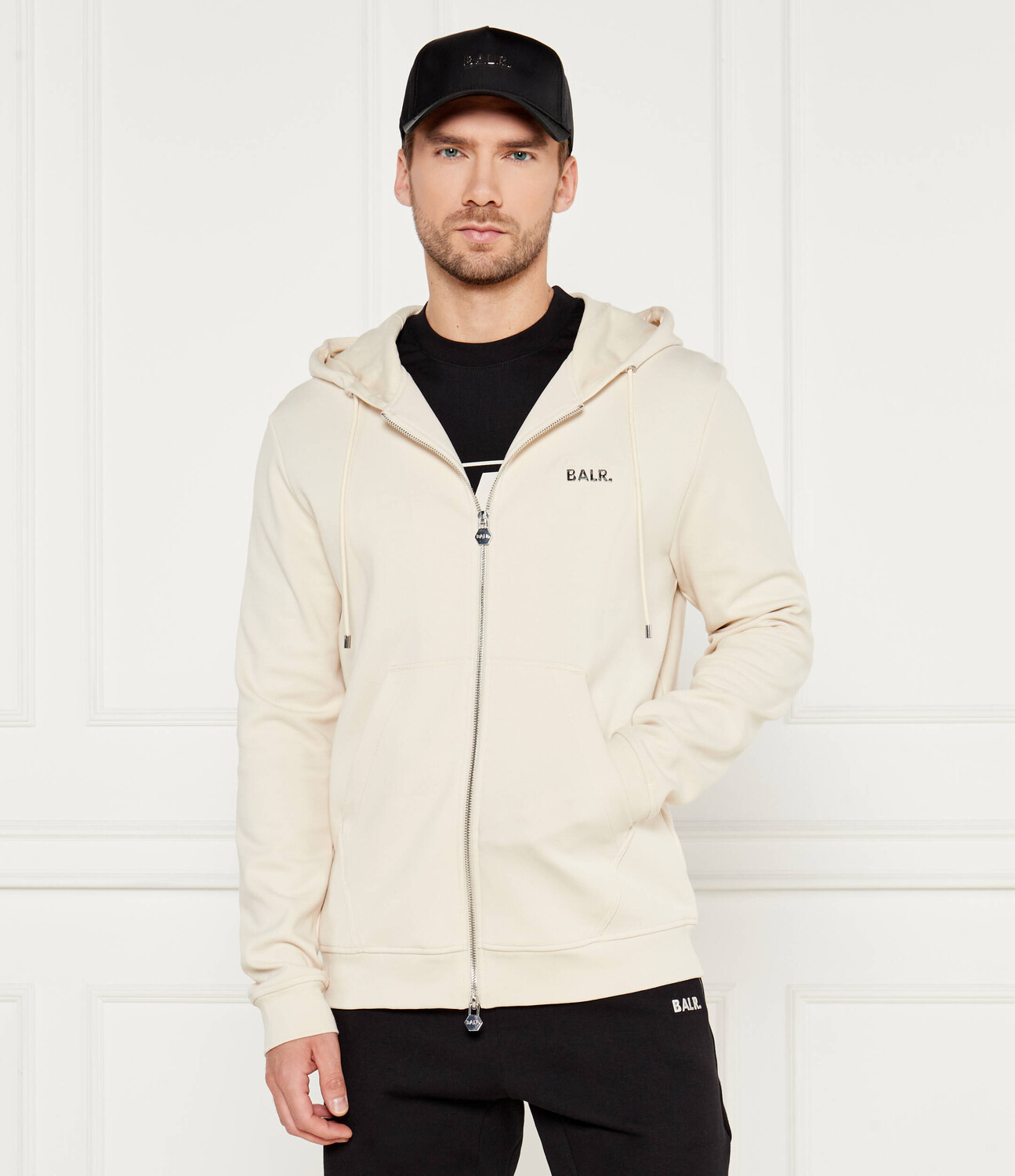 

Толстовка BALR. Q-Series Regular Fit, экрю