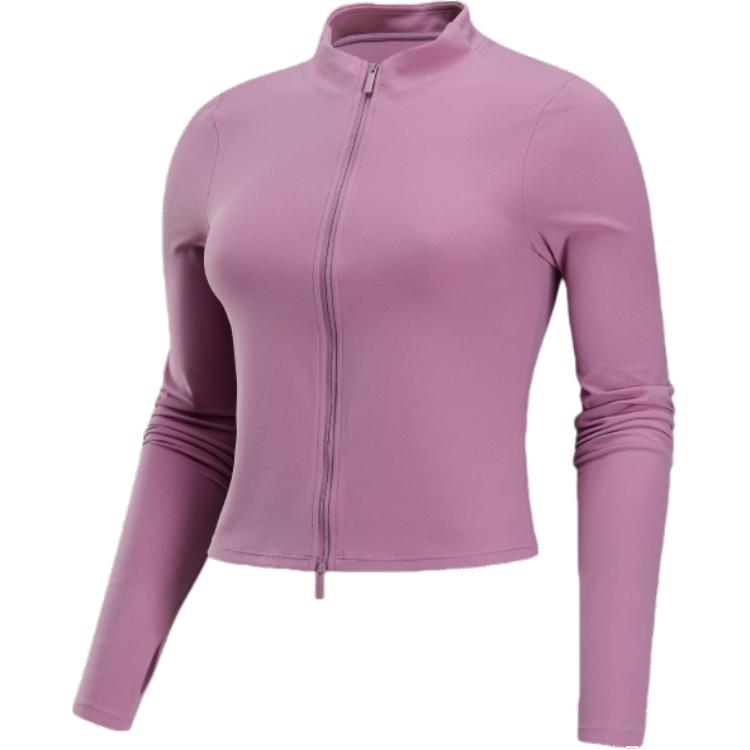 Nike Zenvy Dri-Fit Куртка Женская Серо-Фиолетово-Красная — фото 2
