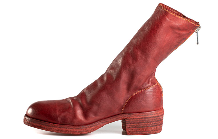 Ботинки GUIDI Ankle Boots Women's High-Top Brown Red