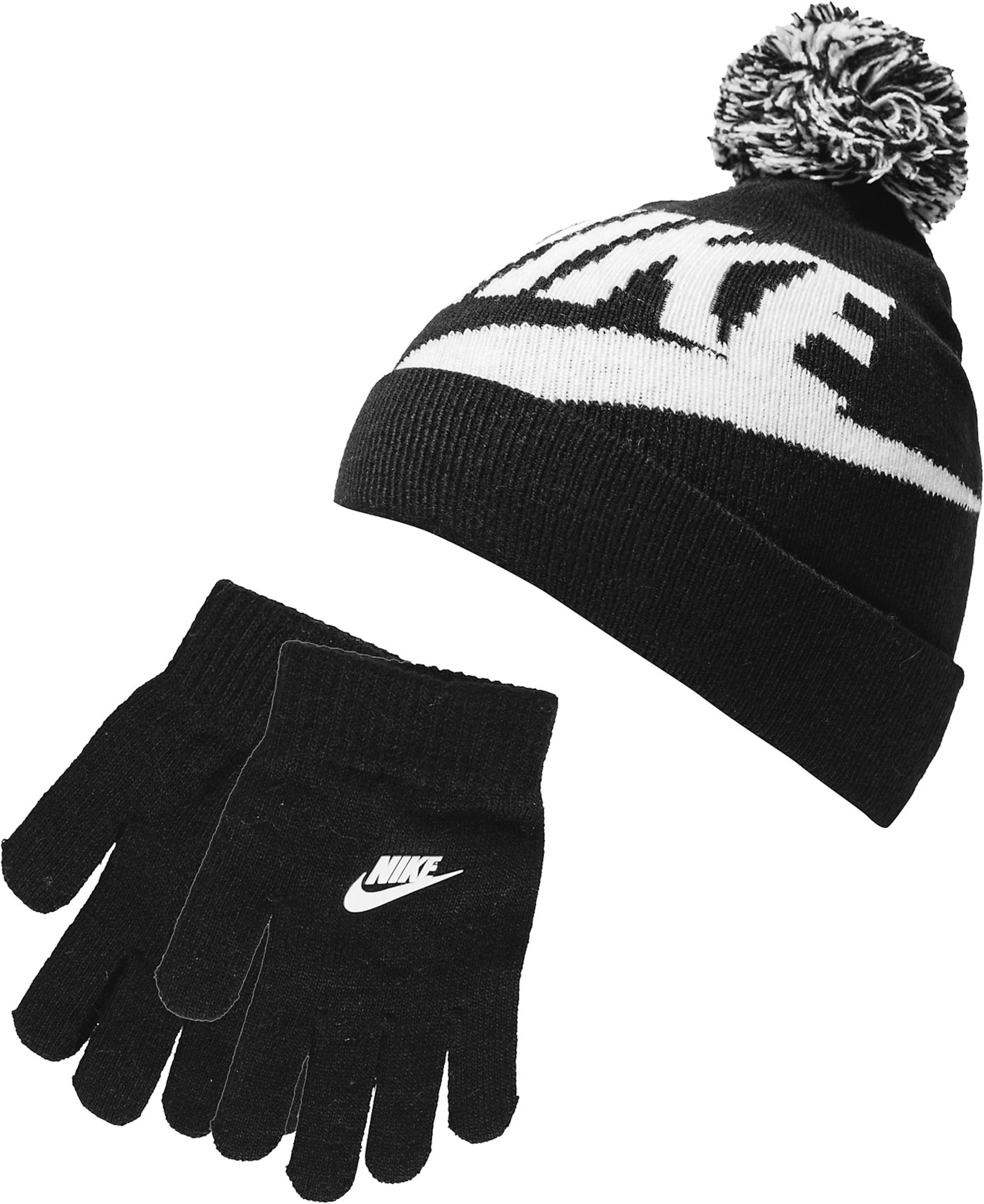 

Nike Sportswear Набор 'Swoosh Pom' в черном цвете