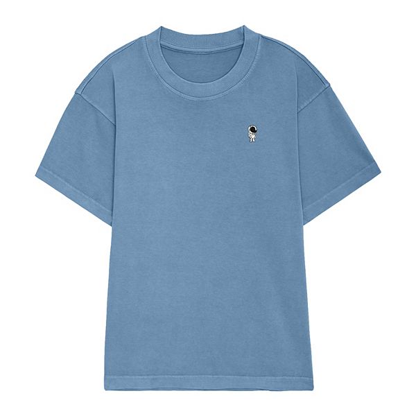 

Футболка мужская Astronaut Heavyweight Pigment Dye Dalix, Pebble Blue