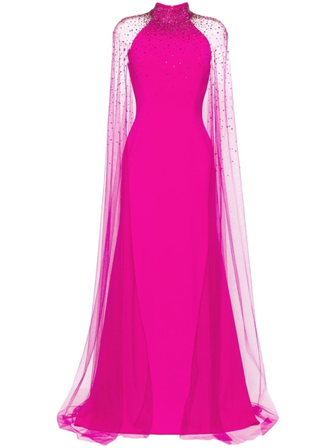 

Jenny Packham платье Limelight с кристаллами, розовый