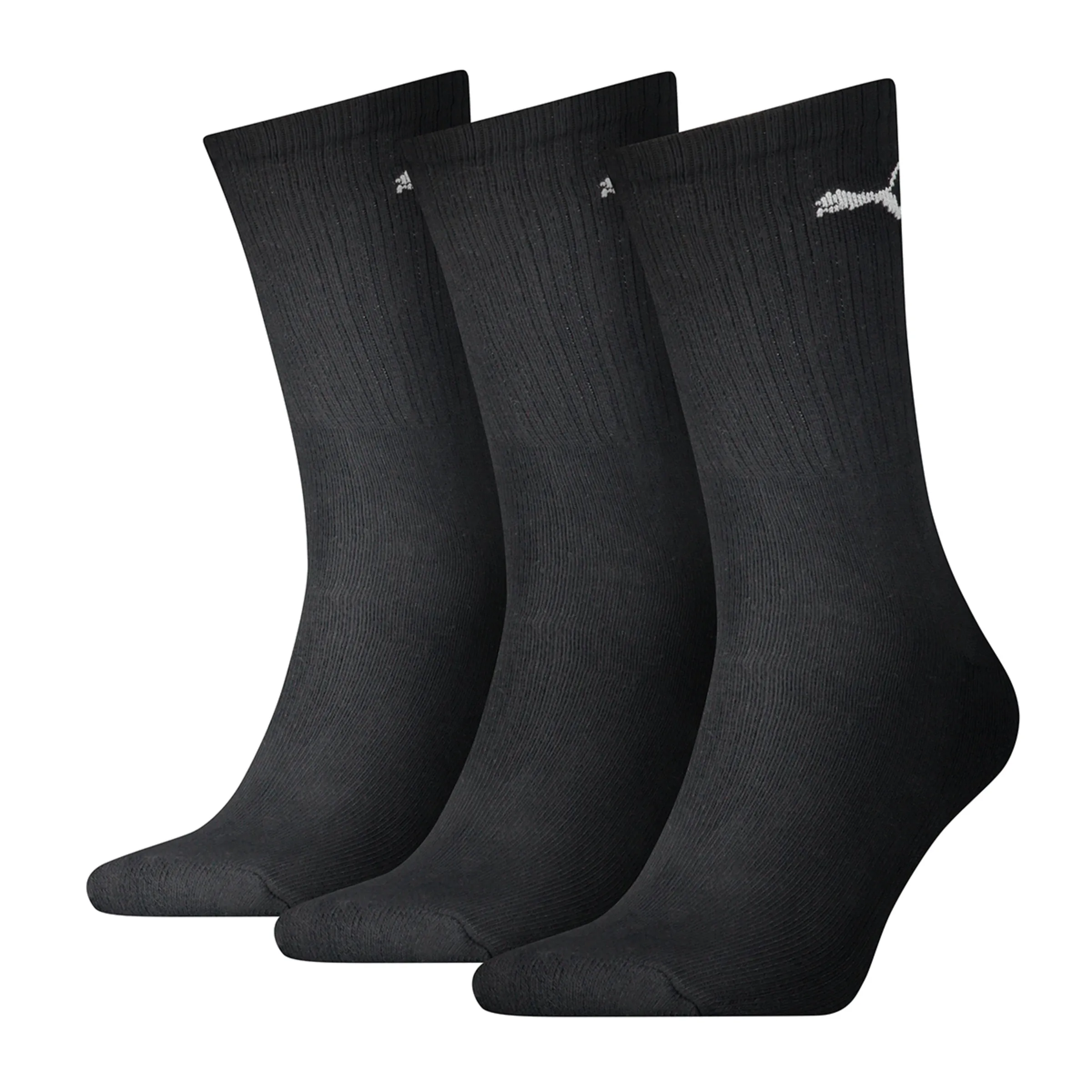 

Унисекс носки средней высоты (упаковка 3 шт) Puma, черный