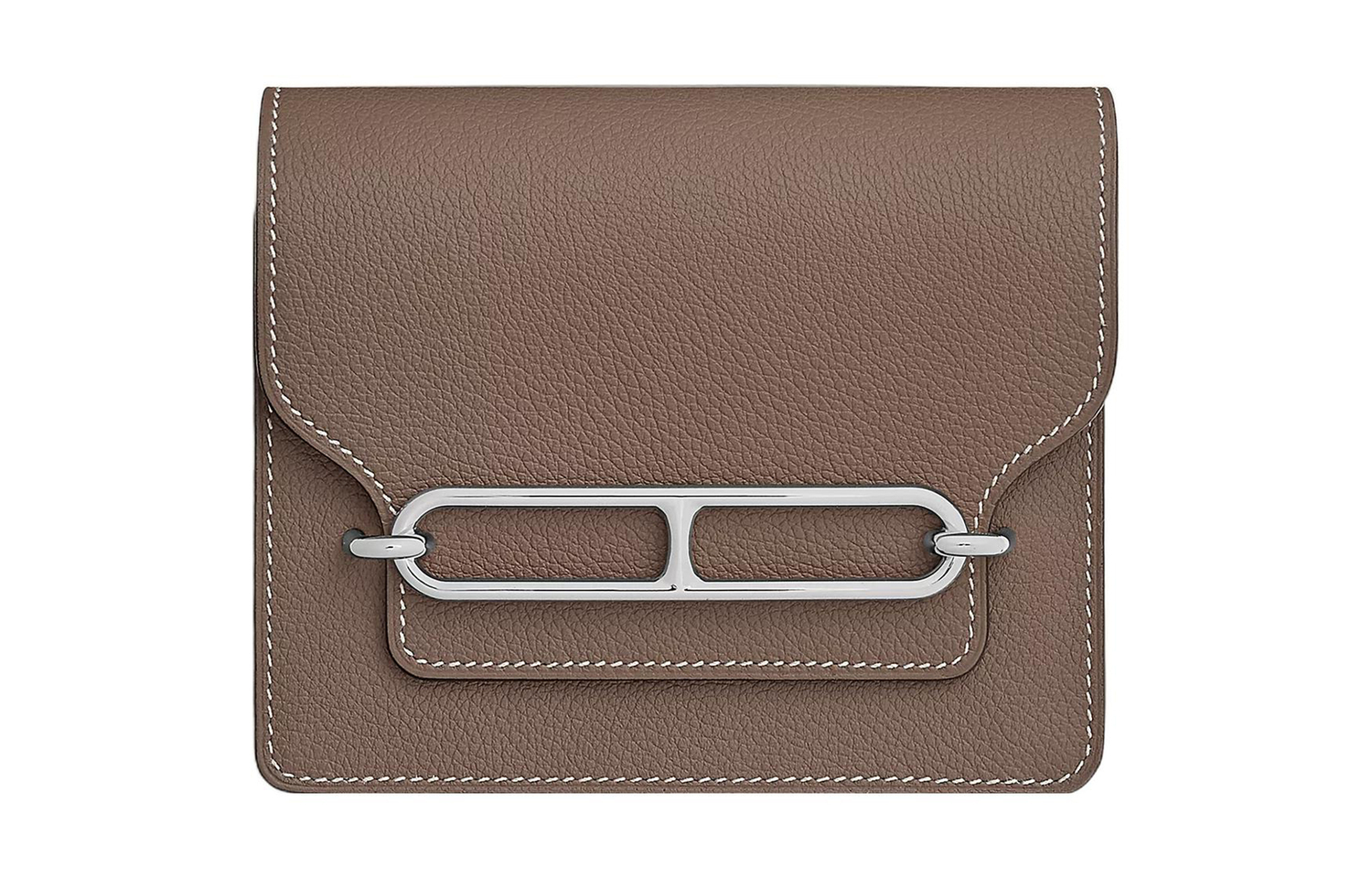 

Рюкзак-кошелёк Roulis Evercolor Calfskin Pig Nose 18Etoupe Elephant Gray HERMES