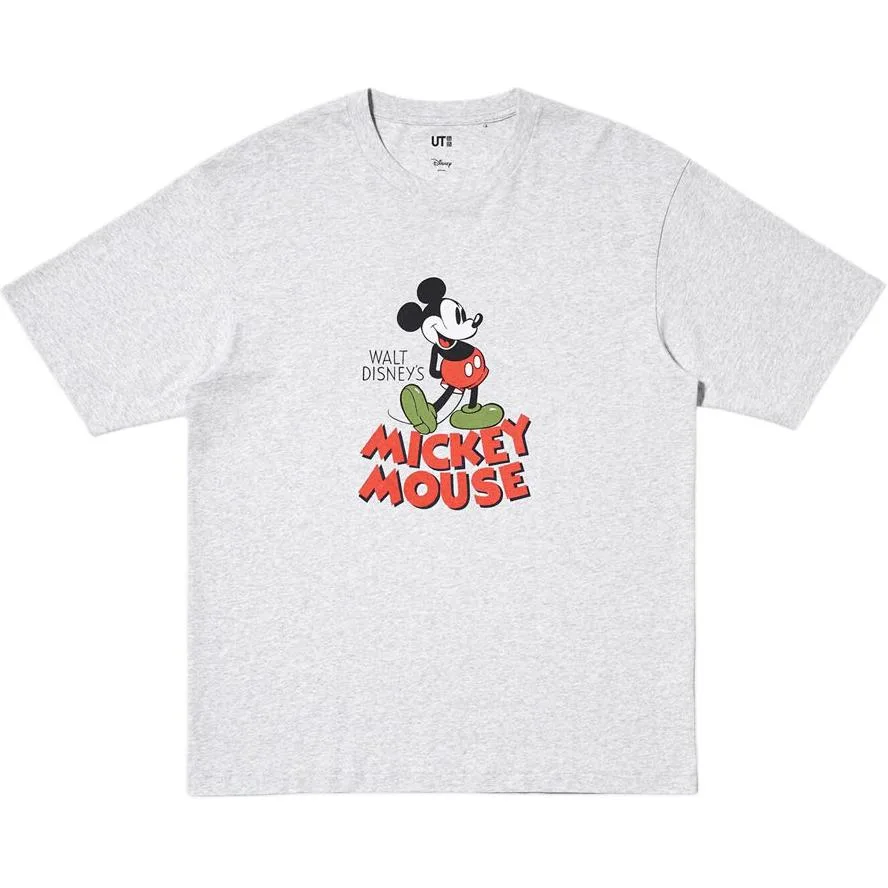 Футболка Disney MAGIC For ALL SS26 Unisex UNIQLO, серый