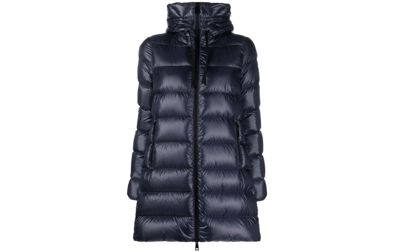 

Пуховик женский темно-синий Moncler